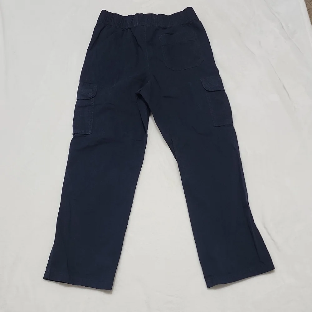Boy's Navy Cargo Pants 12 Husky